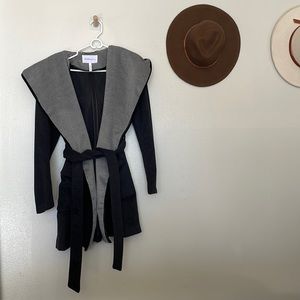 BCBGeneration Two-Tone Gray Coat